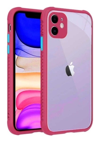 Apple iPhone 11 Uyumlu Kılıf Zore Kaff Kapak, Mürdüm