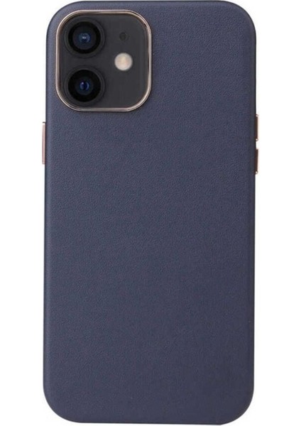 Apple iPhone 12 Mini Uyumlu Kılıf Zore Eyzi Kapak, Lacivert