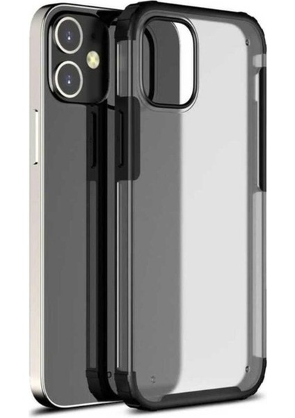 Apple iPhone 12 Mini Uyumlu Kılıf Zore Volks Kapak, Siyah