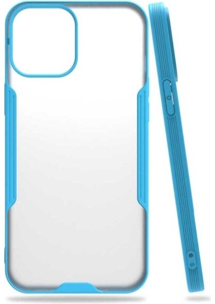 Apple iPhone 12 Mini Uyumlu Kılıf Zore Parfe Kapak, Mavi