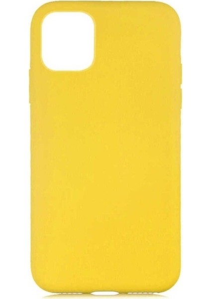 Apple iPhone 12 Mini Uyumlu Kılıf Zore Lsr Lansman Kapak, Sarı