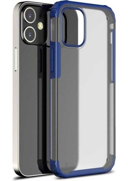 Apple iPhone 12 Mini Uyumlu Kılıf Zore Volks Kapak, Lacivert