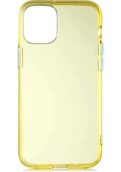 Apple iPhone 12 Pro Max Uyumlu Kılıf Zore Bistro Kapak, Sarı