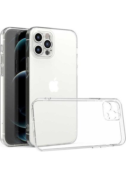 Apple iPhone 12 Pro Max Uyumlu Kılıf Zore Kamera Korumalı Süper Silikon Kapak