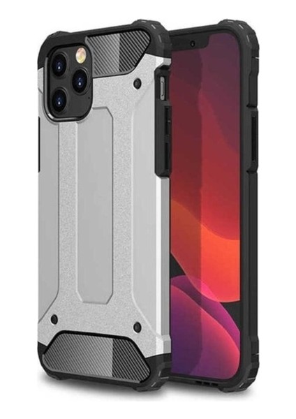 Apple iPhone 12 Pro Max Uyumlu Kılıf Zore Crash Silikon Kapak, Gri