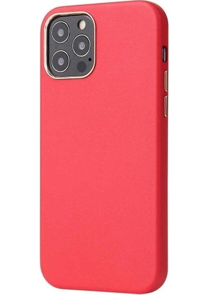 Apple iPhone 12 Pro Max Uyumlu Kılıf Zore Eyzi Kapak, Kırmızı