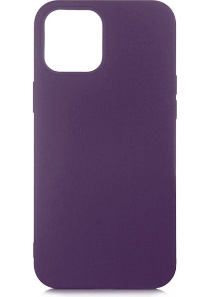 Apple iPhone 12 Pro Max Uyumlu Kılıf Zore Lsr Lansman Kapak, Derin Mor