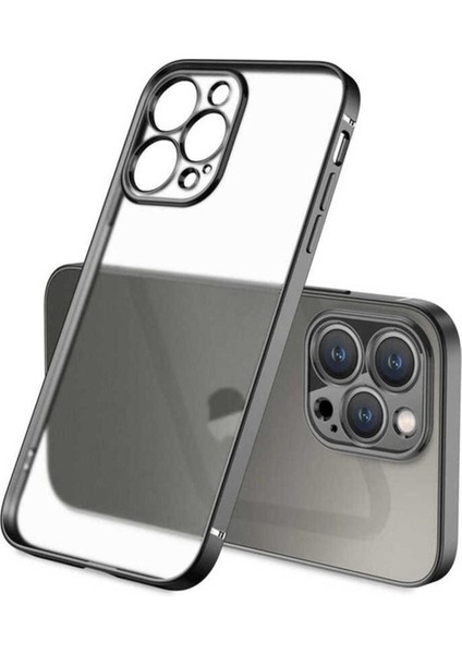 Apple iPhone 12 Pro Max Uyumlu Kılıf Zore Mat Gbox Kapak, Siyah