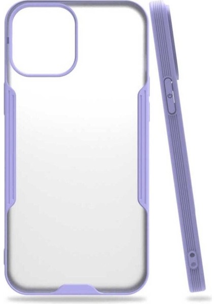 Apple iPhone 12 Pro Max Uyumlu Kılıf Zore Parfe Kapak, Mor