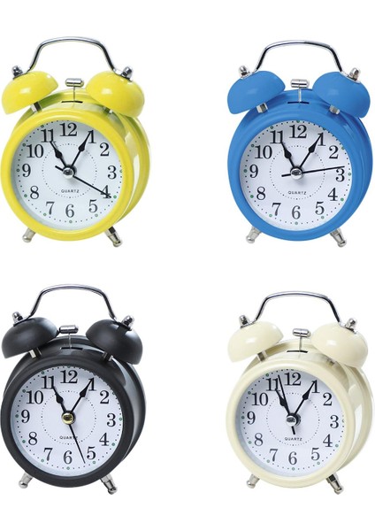 Sarı Alarm Saati Tik Tak Olmayan Aydınlık Kadran Süsü Gürültü Yok Yüksek Alarm Ev Dekorasyonu Masa Çocuklar Ağır Uyuyanlar Gençler (Yurt Dışından) fiyatları