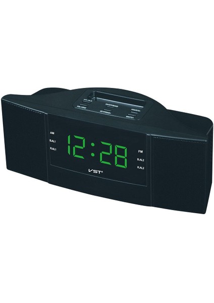 Yeşil Zarif Çift Bantlı Alarm Uyku Saati Am/fm Radyo LED Ekranlı Avrupa Fişi (Yurt Dışından) indirimleri