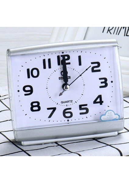 Mavi Başucu Küçük Sessiz No Tick Çalar Saat Kuvars Pil Kumandalı Uyandırma Saatleri Ev Dekor Sanat Diy Süs Odası Dekorasyon (Yurt Dışından) fiyatları