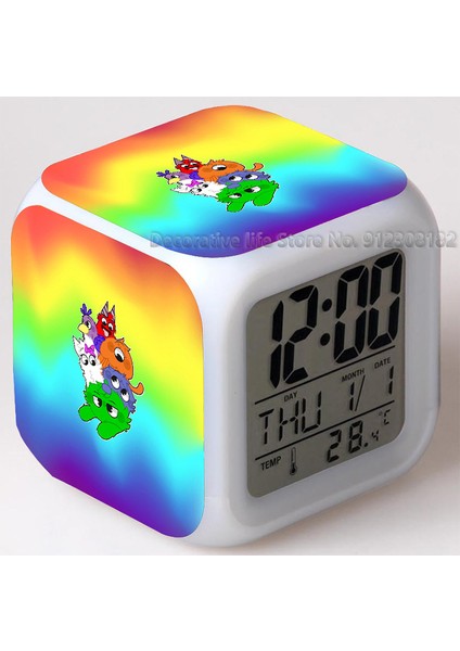 Stil 6 Garten Banban Dijital LED Çalar Saat Çok Fonksiyonlu Yatak Odası Çocuklar LED Değişim Parlayan Ev Taşınabilir Saatler Dropship (Yurt Dışından) fırsatları