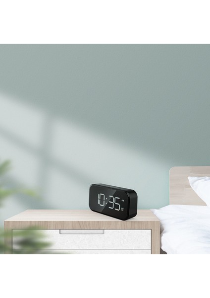 Yepyeni LED Başucu Saat Çalar Saat Büyük LED Ekran Şarj Edilebilir 1 Adet 4.9x1.4x2.6 5 V 2A Çalar Saat (Yurt Dışından)
