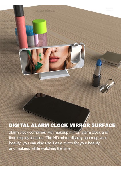 Beyaz Biencore K83 LED Dijital Projeksiyon Çalar Saat Masa Saatleri USB Uyandırma Saati 180 Zaman Projeksiyon Erteleme Masa Saati (Yurt Dışından) indirimleri