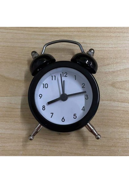 Beyaz Wh Ikiz Çan Çalar Saat Yüksek Sesli Alarm Ağır Uyuyanlar Için Harika Şık Pille Çalışan Yatak Odası ve Ev Dekorasyonu Için (Yurt Dışından)