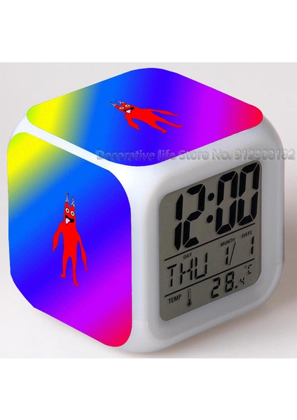 13 Garten Banban Dijital LED Çalar Saat Çok Fonksiyonlu Yatak Odası Çocuklar LED Değişim Parlayan Ev Taşınabilir Saatler Dropship (Yurt Dışından)