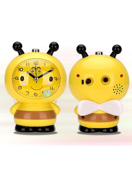 Sarı Arı Büyük Boy Karikatür Arı Sessiz Dijital Uyanma Masa Saati Sevimli Totoro Zil Zili Metal Yatak Odası Kuvars Çalar Saat Gece Lambası (Yurt Dışından) indirimleri