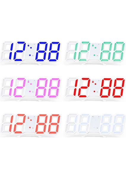 24 x 5 x 98 Kırmızı Şık Saat Kullanışlı Alarm Popüler 3D Şık Çok Yönlü En Çok Satan Olağanüstü Dekoratif Benzersiz Olması Gereken Yüksek Çözünürlük (Yurt Dışından)