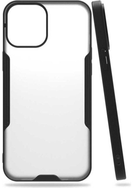 Apple iPhone 12 Pro Max Uyumlu Kılıf Zore Parfe Kapak, Siyah