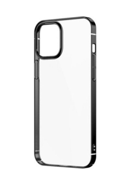Apple iPhone 12 Pro Max Uyumlu Kılıf Zore Sun Kapak, Siyah