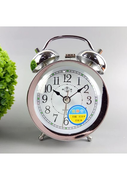 Mekanik 15X10 cm Retro Mekanik Çalar Saat Metal Altın Masa Saati Yaratıcı Yatak Odası Başucu Masaüstü Çalar Saat Saatler Tavuk Peck Pirinç Hediye (Yurt Dışından) indirimleri