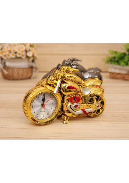Altın 1 Motosiklet Çalar Saati Vintage Yaratıcı Benzersiz Horologe Çalar Saat Kahve Dükkanı Ev Ofisi Için Zaman Tutucu (Yurt Dışından)
