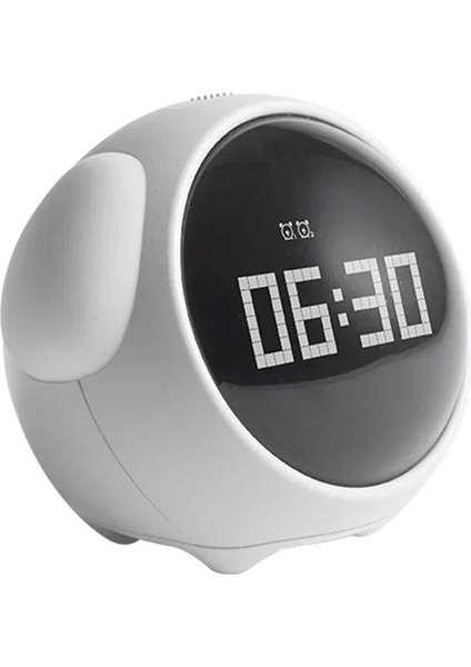 Pinkemoticon Saat Kontrolü Gece Çocuk Ifadesi Ses Dijital Karikatür Işık Başucu Alarmı Erteleme (Yurt Dışından) indirimleri