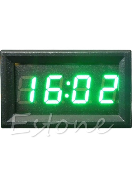 Mavi 1 Adet 12V/24V Araba Motosiklet Aksesuar Gösterge Paneli Dijital Saat LED Ekran Yeni (Yurt Dışından) modelleri