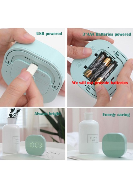 Yeşil Mini LED Dijital Masa Saati Arka Aydınlatmalı Ertelemeli Çalar Saatler Sıcaklık Manyetik Emiş Zamanlayıcısı Mutfak Ev Dekorasyonu Için (Yurt Dışından) fırsatları