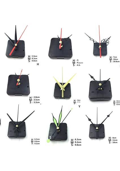 S Asılı Diy Kuvars Izle Sessiz Duvar Saati Hareketi Kuvars Tamir Hareketi Saat Mekanizması Parçaları Iğneler ile (Yurt Dışından)