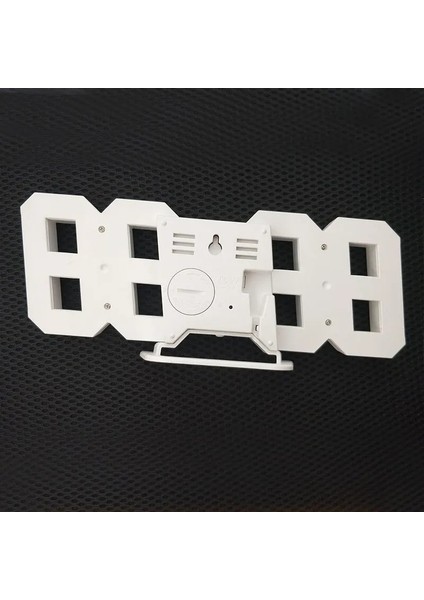 Beyaz 3D Dijital Saat LED Dekorasyon Yatak Odası Duvar Sanatı Ofis Dekor Sıcaklık Aile Tarihi Mutfak Ev Bahçe (Yurt Dışından) fırsatları