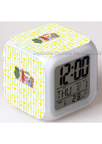 Stil 5 Garten Banban Dijital LED Çalar Saat Çok Fonksiyonlu Yatak Odası Çocuklar LED Değişim Parlayan Ev Taşınabilir Saatler Dropship (Yurt Dışından)