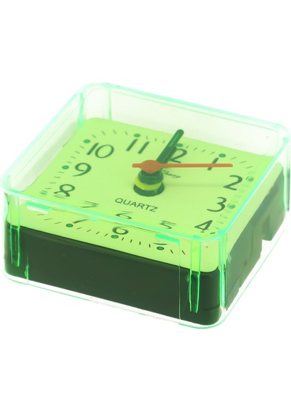 Yeşil Kare Analog Ekran Ev Dekoru Yatak Odası Gece Işıklı Çalar Saat Günlük Tik Tak Etmeyen Pille Çalışan Çalar Saat Küçük Gecelamba (Yurt Dışından) fırsatları