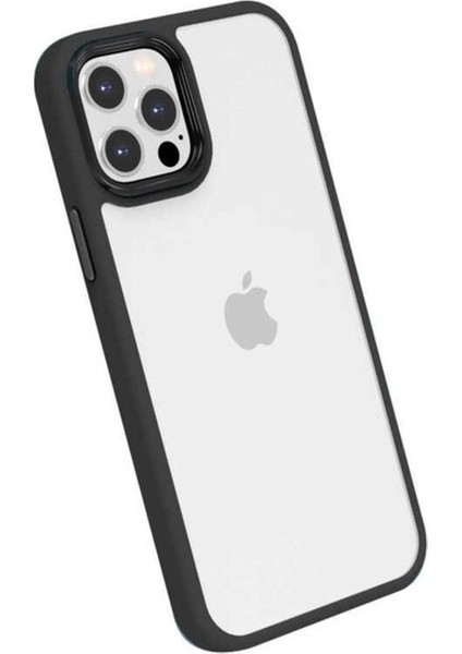 Apple iPhone 12 Pro Max Uyumlu Kılıf Zore Cann Kapak, Siyah