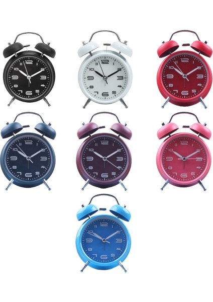 Mavi X6HD Alarm Saati, Ağır Uyuyanlar Için Işıklı ve Gürültüsüz Gürültüsüz Saat 4.6 "analog Alarm Saati (Yurt Dışından) fiyatları