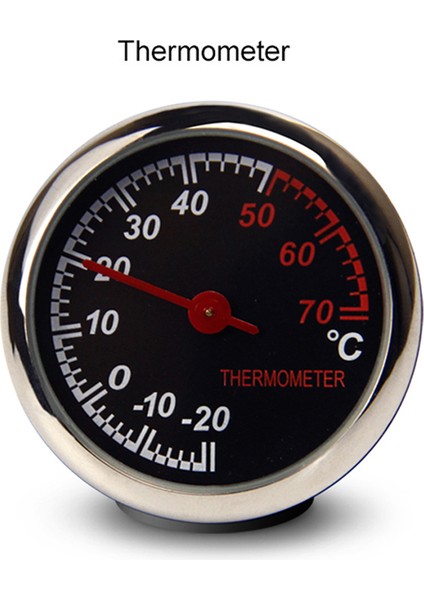 Stil C Pratik Otomobil Dijital Saat Mini Araba Saati Otomotiv Termometre Higrometre Dekorasyon Süs Saati (Yurt Dışından) fırsatları