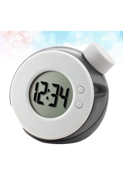 Bluesize 2 Komidin Dekor Suyla Çalışan Saat LED Ekran Saat Su Enerji Saati Yatak Odası Başucu Yok Alarm Dahil (Yurt Dışından) indirimleri