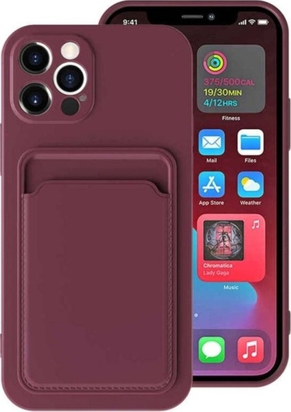Apple iPhone 12 Pro Max Uyumlu Kılıf Zore Ofix Kapak, Mürdüm