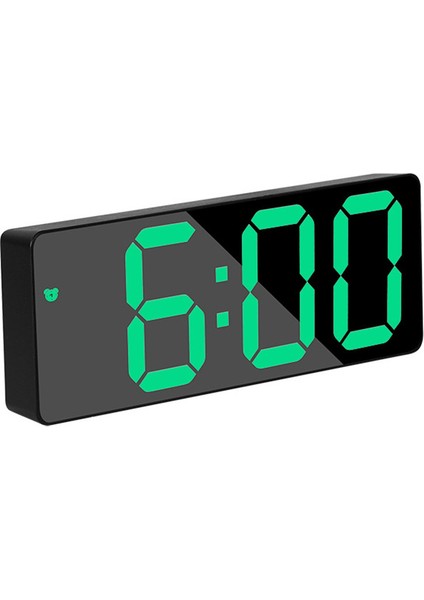 Kırmızı Dijital Ayna Çalar Saat, Makyaj Aynası Fonksiyonu, Çok Fonksiyonlu Alarm ve Sıcaklık Göstergesi, LED Ekran, USB Veya Pil (Yurt Dışından)