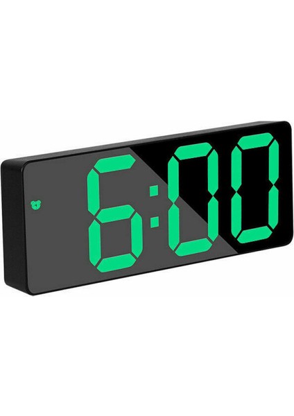 Kırmızı Dijital Ayna Çalar Saat, Makyaj Aynası Fonksiyonu, Çok Fonksiyonlu Alarm ve Sıcaklık Göstergesi, LED Ekran, USB Veya Pil (Yurt Dışından)
