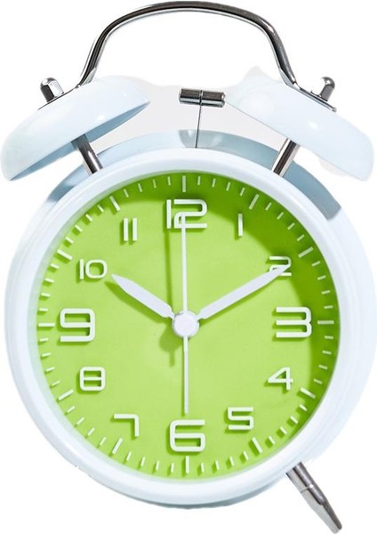 Siyah Çift Çan Çalar Saat Yaratıcı Klasik Dilsiz Öğrenci Yüksek Sesle Çift Çan 3D Dijital Zil Zil (Yurt Dışından) fiyatları