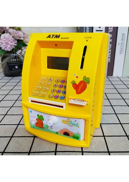 TY-001-YL Atm Otomatik Para Yatırma ve Çekme Makinesi Şifre Akıllı Gerçek Kişi Ses Para Tasarruf Tankıkumbara Çalar Saat (Yurt Dışından)