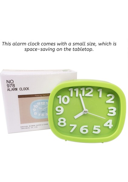 Siyah Çalar Saat Aletleri Ev Profesyonel Masaüstü Analog Saatler Aksesuar (Yurt Dışından) modelleri