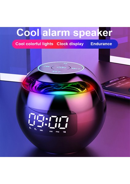 B Yükseltilmiş Gece Lambası Bluetooth Hoparlör Radyo Çalar Saat USB Şarj Cihazı Dijital Saat Fm Radyo Şekerleme Zamanlayıcısı Otomatik Sensör Ekranı (Yurt Dışından) fiyatları