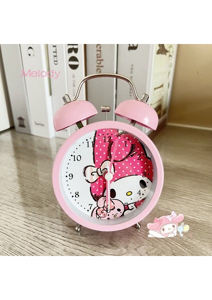 M3 Hello Kitty Despertador Sevimli Çalar Saat Sanriotable Saat Masa Saati Melody Kuromi Iğne Çocuk Odası Saatleri Cinnamoroll (Yurt Dışından)