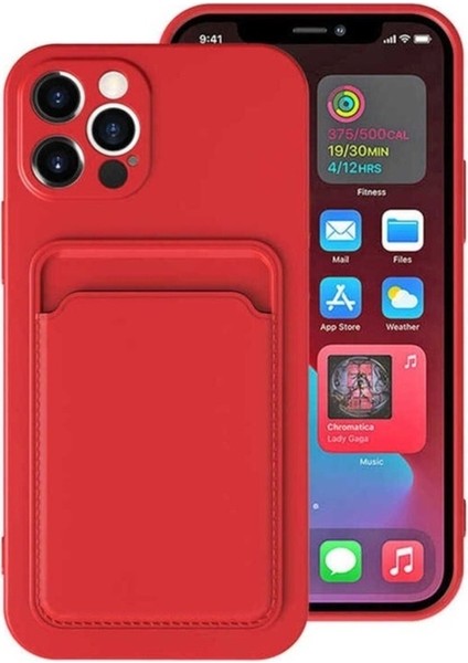 Apple iPhone 12 Pro Max Uyumlu Kılıf Zore Ofix Kapak, Kırmızı