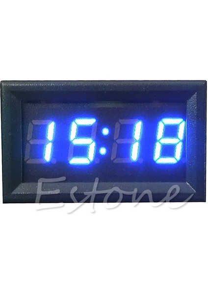 Kırmızı 12V/24V Otomatik Dashboard Digtal LED Saat Izle Araba Dekorasyon 24 Saat Araba Saati Zamanlayıcı Fonksiyonu ile (Yurt Dışından)