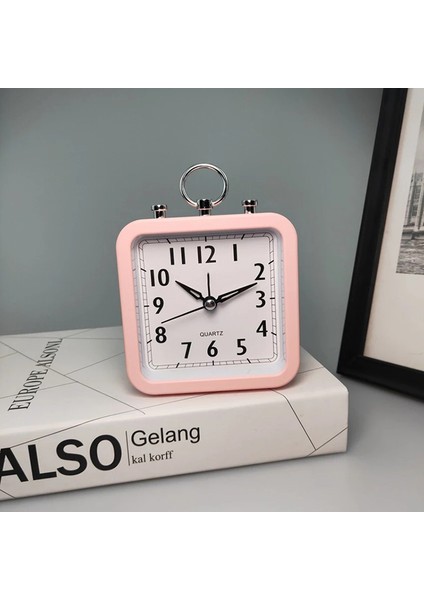 Yeşil 10 cm Mini Analog Çalar Saat Tik Tak Etmiyor, Yumuşak Uyandırma, Pille Çalışıyor, Taşınabilir Çalar Saat, Kurulumu Kolay, Yatak Odası Seyahati Için (Yurt Dışından) indirimleri