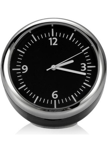 Stil A Pratik Otomobil Dijital Saat Mini Araba Saati Otomotiv Termometre Higrometre Dekorasyon Süs Saati (Yurt Dışından)